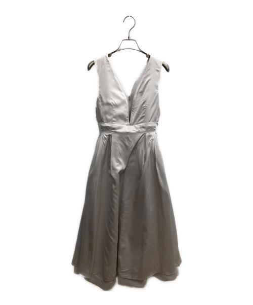 CELFORD（セルフォード）CELFORD (セルフォード) ポンチジャンパードレス ノースリーブ・キャミソールワンピース アイボリー サイズ:SIZE 36の古着・服飾アイテム