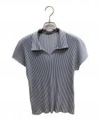 PLEATS PLEASEプリーツプリーズ）の古着「半袖カットソー」｜スカイブルー