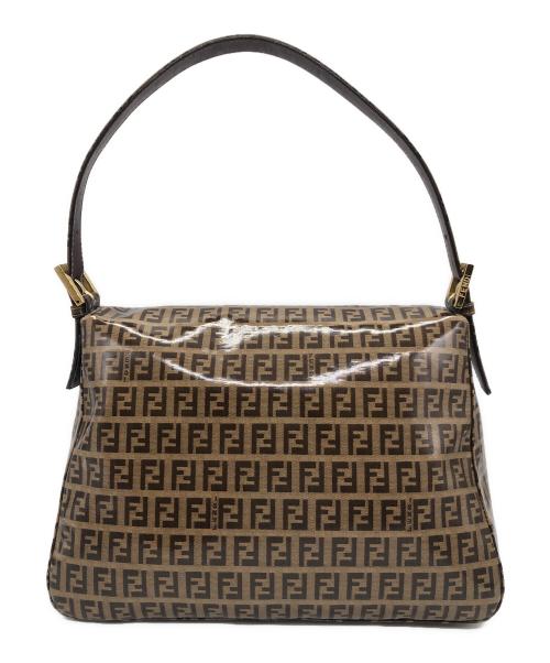 FENDI（フェンディ）FENDI (フェンディ) ズッキーノ　ワンショルダーバッグ ベージュの古着・服飾アイテム