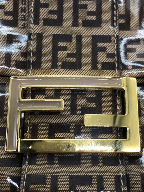 FENDI（フェンディ）FENDI (フェンディ) ズッキーノ　ワンショルダーバッグ ベージュの古着・服飾アイテム