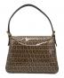 FENDI (フェンディ) ズッキーノ　ワンショルダーバッグ ベージュ：60000円