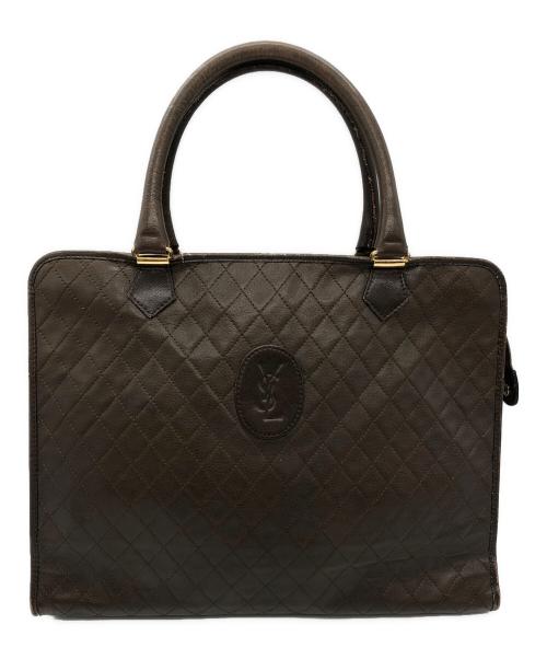 Yves Saint Laurent（イヴサンローラン）Yves Saint Laurent (イヴサンローラン) ヴィンテージトートバッグ ブラウンの古着・服飾アイテム