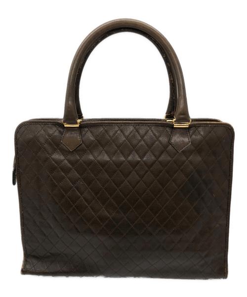 Yves Saint Laurent（イヴサンローラン）Yves Saint Laurent (イヴサンローラン) ヴィンテージトートバッグ ブラウンの古着・服飾アイテム