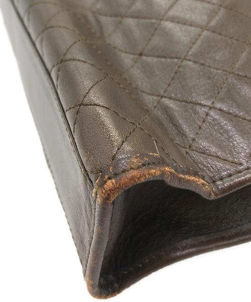 Yves Saint Laurent（イヴサンローラン）Yves Saint Laurent (イヴサンローラン) ヴィンテージトートバッグ ブラウンの古着・服飾アイテム