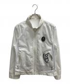 CASTELBAJACカステルバジャック）の古着「ジップアップブルゾン」｜ホワイト