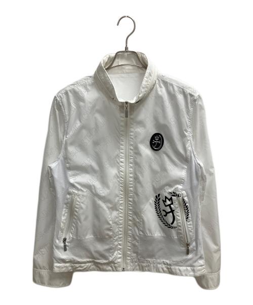 CASTELBAJAC（カステルバジャック）CASTELBAJAC (カステルバジャック) ジップアップブルゾン ホワイト サイズ:SIZE 48の古着・服飾アイテム
