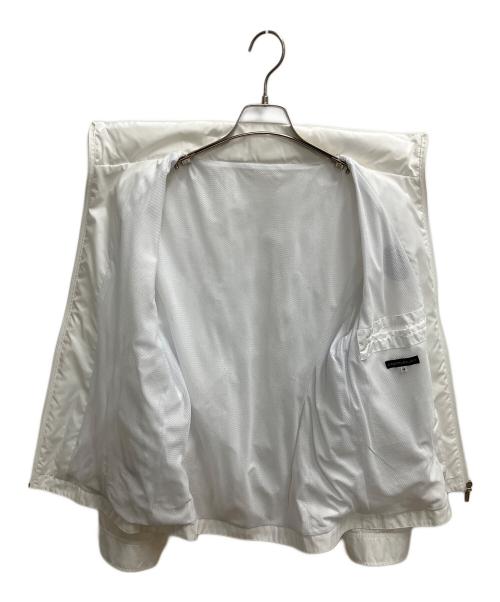 CASTELBAJAC（カステルバジャック）CASTELBAJAC (カステルバジャック) ジップアップブルゾン ホワイト サイズ:SIZE 48の古着・服飾アイテム