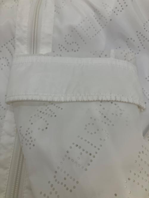 CASTELBAJAC（カステルバジャック）CASTELBAJAC (カステルバジャック) ジップアップブルゾン ホワイト サイズ:SIZE 48の古着・服飾アイテム