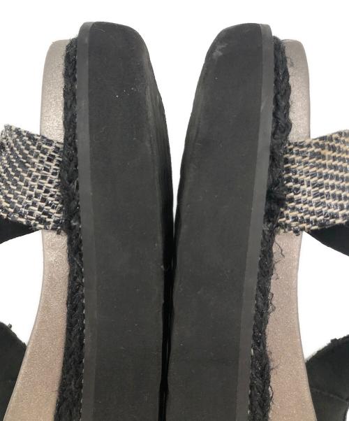 ANTEPRIMA（アンテプリマ）ANTEPRIMA (アンテプリマ) プラットフォームスタッズサンダル オープントゥーサンダル グレー サイズ:SIZE M/23.5cmの古着・服飾アイテム