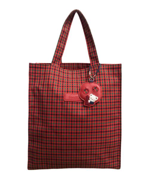 familiar（ファミリア）familiar (ファミリア) トートバッグ レッドの古着・服飾アイテム