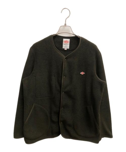 DANTON（ダントン）DANTON (ダントン) フリースカーディガン オリーブ サイズ:SIZE 42の古着・服飾アイテム