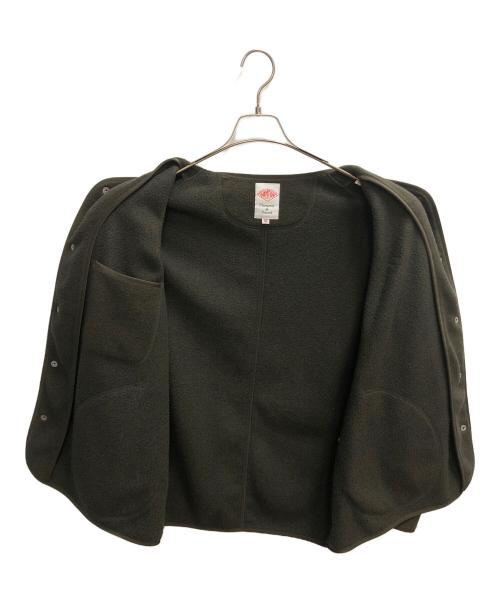 DANTON（ダントン）DANTON (ダントン) フリースカーディガン オリーブ サイズ:SIZE 42の古着・服飾アイテム