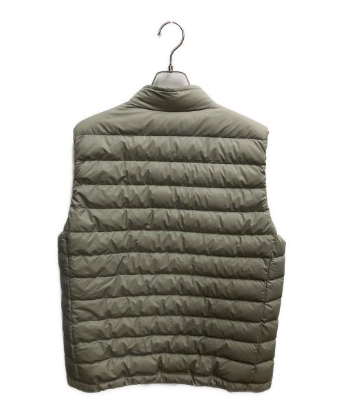 DANTON（ダントン）DANTON (ダントン) ミドルダウン スタンドカラー ベスト ダウンベスト カーキ サイズ:SIZE Lの古着・服飾アイテム