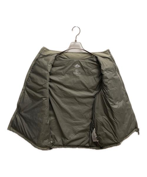 DANTON（ダントン）DANTON (ダントン) ミドルダウン スタンドカラー ベスト ダウンベスト カーキ サイズ:SIZE Lの古着・服飾アイテム