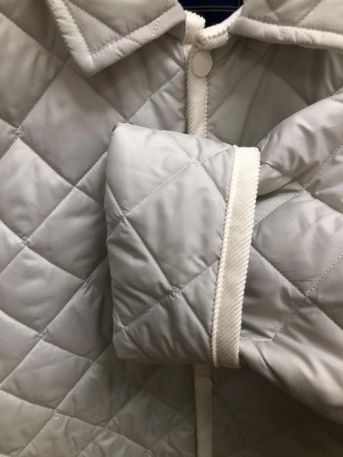 LAVENHAM（ラベンハム）LAVENHAM (ラベンハム) BEAUTY&YOUTH (ビューティーアンドユース) キルティングブルゾン アイボリー サイズ:SIZE Lの古着・服飾アイテム