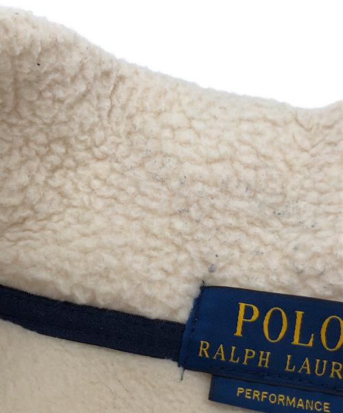 POLO RALPH LAUREN（ポロ・ラルフローレン）POLO RALPH LAUREN (ポロ・ラルフローレン) ボアフリースジャケット アイボリー サイズ:SIZE Mの古着・服飾アイテム