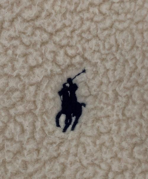 POLO RALPH LAUREN（ポロ・ラルフローレン）POLO RALPH LAUREN (ポロ・ラルフローレン) ボアフリースジャケット アイボリー サイズ:SIZE Mの古着・服飾アイテム