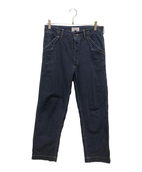 SCHOTT BROS.（ショット）SCHOTT BROS. (ショットブロス) OLD HICKORY DENIM PANTS ストライプデニムパンツ ネイビー サイズ:SIZE 81cm (W32)の古着・服飾アイテム
