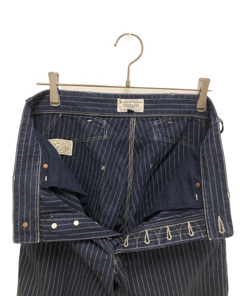 SCHOTT BROS.（ショット）SCHOTT BROS. (ショットブロス) OLD HICKORY DENIM PANTS ストライプデニムパンツ ネイビー サイズ:SIZE 81cm (W32)の古着・服飾アイテム