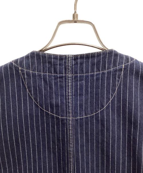SCHOTT BROS.（ショット）SCHOTT BROS. (ショットブロス) OLD HICKORY DENIM VEST ストライプデニムベスト ネイビー サイズ:SIZE Lの古着・服飾アイテム