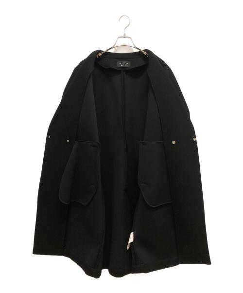 UNITED TOKYO（ユナイテッドトーキョー）UNITED TOKYO (ユナイテッドトーキョー) ボンディングメルトンVネックコート ブラック サイズ:SIZE 2の古着・服飾アイテム