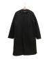 UNITED TOKYO（ユナイテッドトーキョー）の古着「ボンディングメルトンVネックコート」｜ブラック