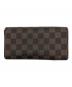 LOUIS VUITTON (ルイ ヴィトン) ポルトフォイユ・サラ　ダミエ ブラウン：7000円