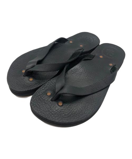 Browns（ブラウンズ）Browns (ブラウンズ) レザーサンダル ブラック サイズ:SIZE 8の古着・服飾アイテム