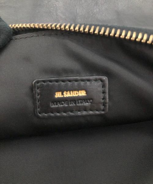 JIL SANDER（ジルサンダー）JIL SANDER (ジルサンダー) クラッチバッグ ブラック×レッドの古着・服飾アイテム