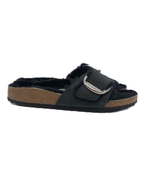 BIRKENSTOCK（ビルケンシュトック）BIRKENSTOCK (ビルケンシュトック) MADRID BIG BUCKLE SHEARLING（マドリッド ビッグバックル シャーリング） ブラック サイズ:SIZE 24.5cmの古着・服飾アイテム