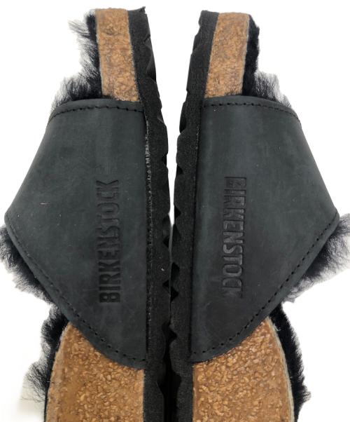 BIRKENSTOCK（ビルケンシュトック）BIRKENSTOCK (ビルケンシュトック) MADRID BIG BUCKLE SHEARLING（マドリッド ビッグバックル シャーリング） ブラック サイズ:SIZE 24.5cmの古着・服飾アイテム