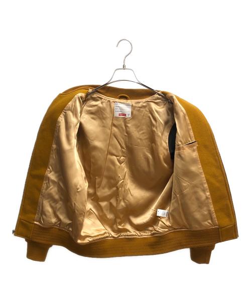 SUPREME（シュプリーム）SUPREME (シュプリーム) 16AW Old English Zip Varsity Jacket スタジャン ブラウン サイズ:SIZE Sの古着・服飾アイテム