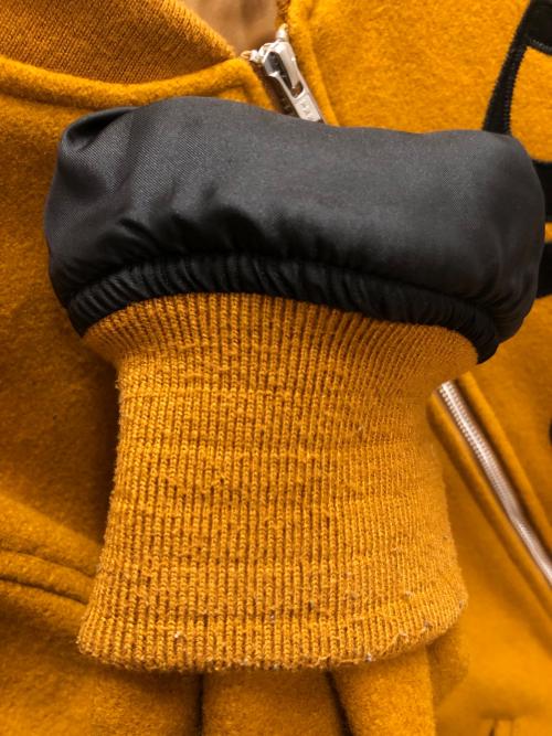 SUPREME（シュプリーム）SUPREME (シュプリーム) 16AW Old English Zip Varsity Jacket スタジャン ブラウン サイズ:SIZE Sの古着・服飾アイテム