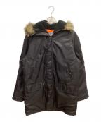 FRED PERRYフレッドペリー）の古着「SNORKEL PARKA ダウンジャケット」｜ブラック
