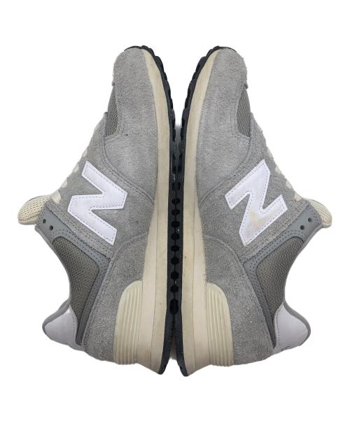 NEW BALANCE（ニューバランス）NEW BALANCE (ニューバランス) スニーカー グレー×ホワイト サイズ:SIZE 26cmの古着・服飾アイテム
