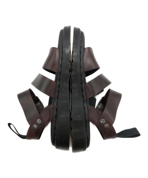 Dr.Martens（ドクターマーチン）Dr.Martens (ドクターマーチン) GRYPHON STRAP SANDAL サンダル ブラック×ブラウン サイズ:SIZE 24cmの古着・服飾アイテム