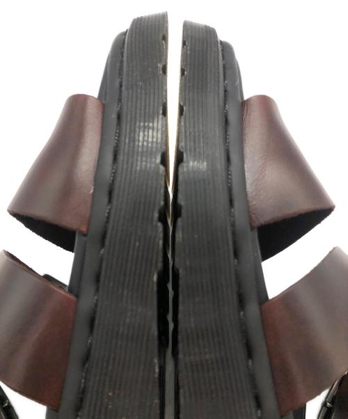 Dr.Martens（ドクターマーチン）Dr.Martens (ドクターマーチン) GRYPHON STRAP SANDAL サンダル ブラック×ブラウン サイズ:SIZE 24cmの古着・服飾アイテム