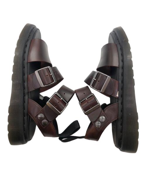 Dr.Martens（ドクターマーチン）Dr.Martens (ドクターマーチン) GRYPHON STRAP SANDAL サンダル ブラック×ブラウン サイズ:SIZE 24cmの古着・服飾アイテム