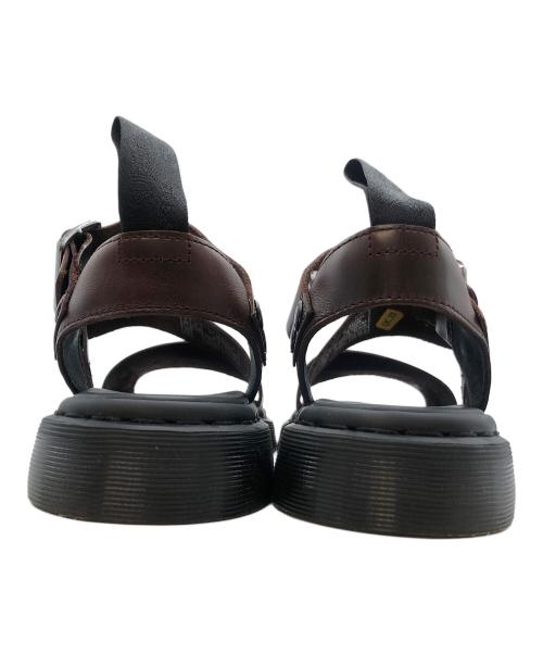 Dr.Martens（ドクターマーチン）Dr.Martens (ドクターマーチン) GRYPHON STRAP SANDAL サンダル ブラック×ブラウン サイズ:SIZE 24cmの古着・服飾アイテム
