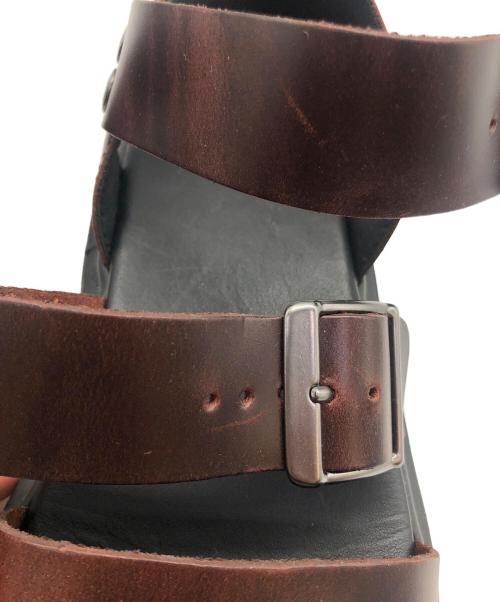 Dr.Martens（ドクターマーチン）Dr.Martens (ドクターマーチン) GRYPHON STRAP SANDAL サンダル ブラック×ブラウン サイズ:SIZE 24cmの古着・服飾アイテム