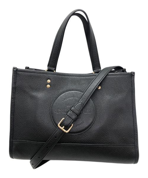 COACH（コーチ）COACH (コーチ) Dempsey Carryall With Patch 2wayハンドバッグ ブラックの古着・服飾アイテム