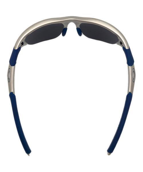 OAKLEY（オークリー）OAKLEY (オークリー) ハーフジャケット　サングラス シルバー×ブルーの古着・服飾アイテム
