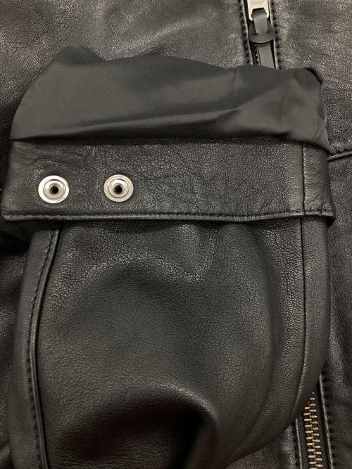 COACH（コーチ）COACH (コーチ) シングルライダースジャケット ブラック サイズ:SIZE Lの古着・服飾アイテム