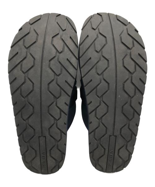 PRADA（プラダ）PRADA (プラダ) ナイロンスリングサンダル ネイビー サイズ:SIZE 8の古着・服飾アイテム