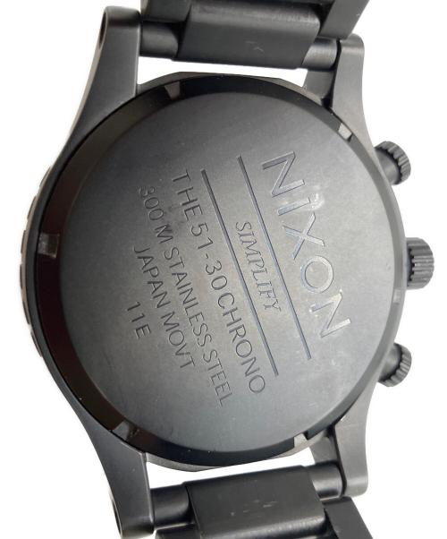 NIXON（ニクソン）NIXON (ニクソン) 51-30 MATTE BLACK SURPLUS 腕時計 ブラックの古着・服飾アイテム