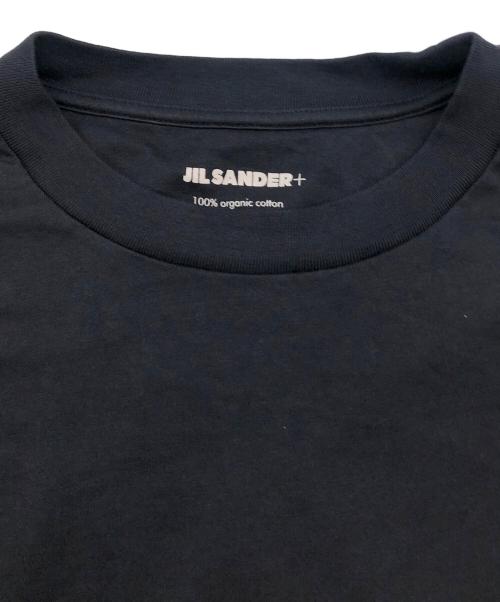 JIL SANDER+（ジルサンダープラス）JIL SANDER+ (ジルサンダープラス) クルーネックカットソー 長袖Tシャツ ネイビー サイズ:SIZE XLの古着・服飾アイテム