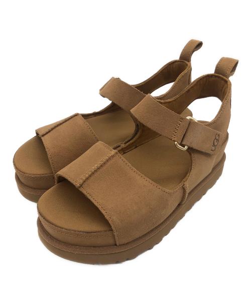 UGG（アグ）UGG (アグ) Goldenstar Hi スウェードサンダル ブラウン サイズ:SIZE 25cmの古着・服飾アイテム