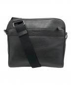 COACHコーチ）の古着「レザーショルダーバッグ」｜ブラック