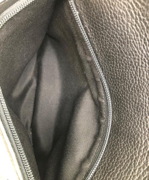 COACH（コーチ）COACH (コーチ) レザーショルダーバッグ ブラックの古着・服飾アイテム