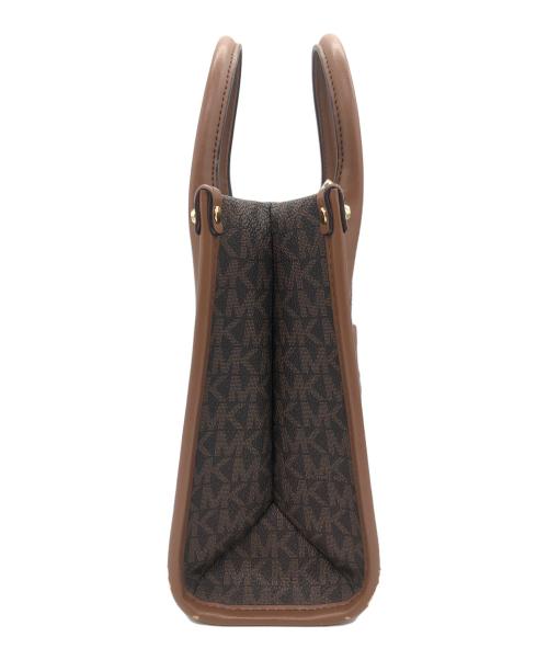 MICHAEL KORS（マイケル・コース）MICHAEL KORS (マイケルコース) MIRELLA SM SHOPPER TZ XBODY 2WAYバッグ ブラウンの古着・服飾アイテム